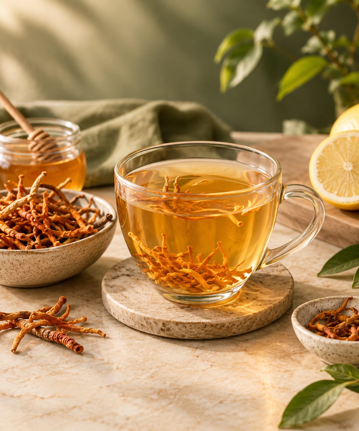 fz cordycepcs herbal tea